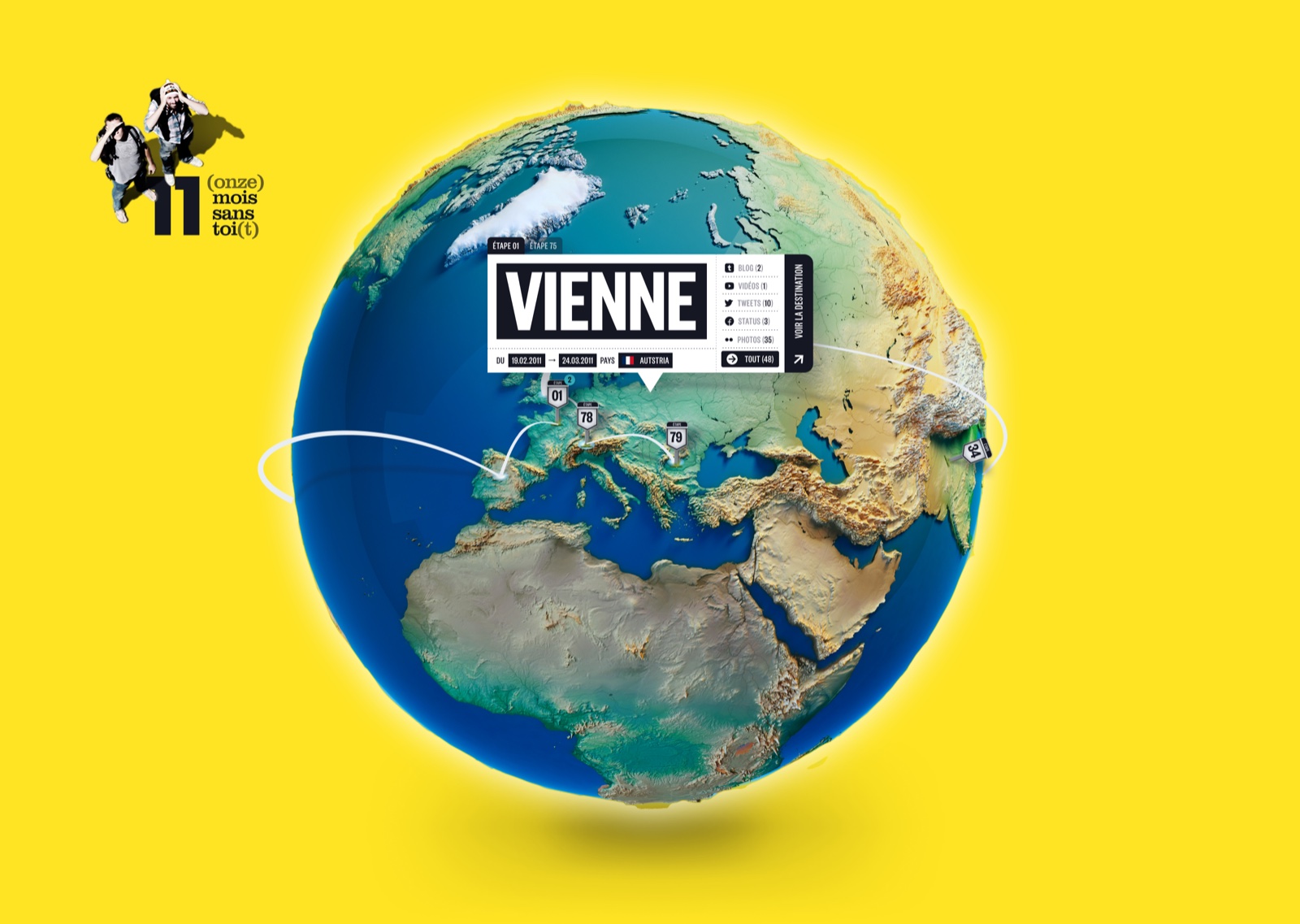 Nouvelle version — vue globe